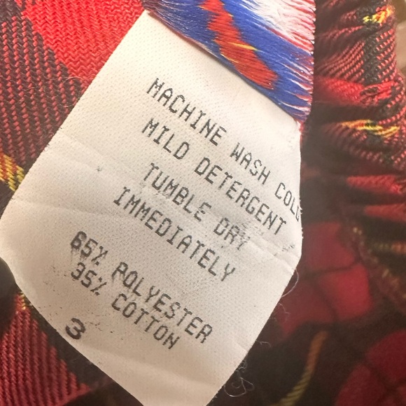 Ashton Connor toddler boy size 3 red plaid Knickerbocker pants preppy vintage - Picture 5 of 5